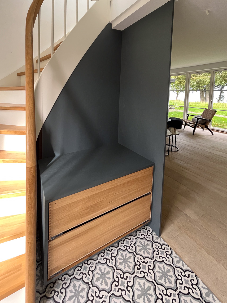 Arbejdsbillede: skuffer før front.